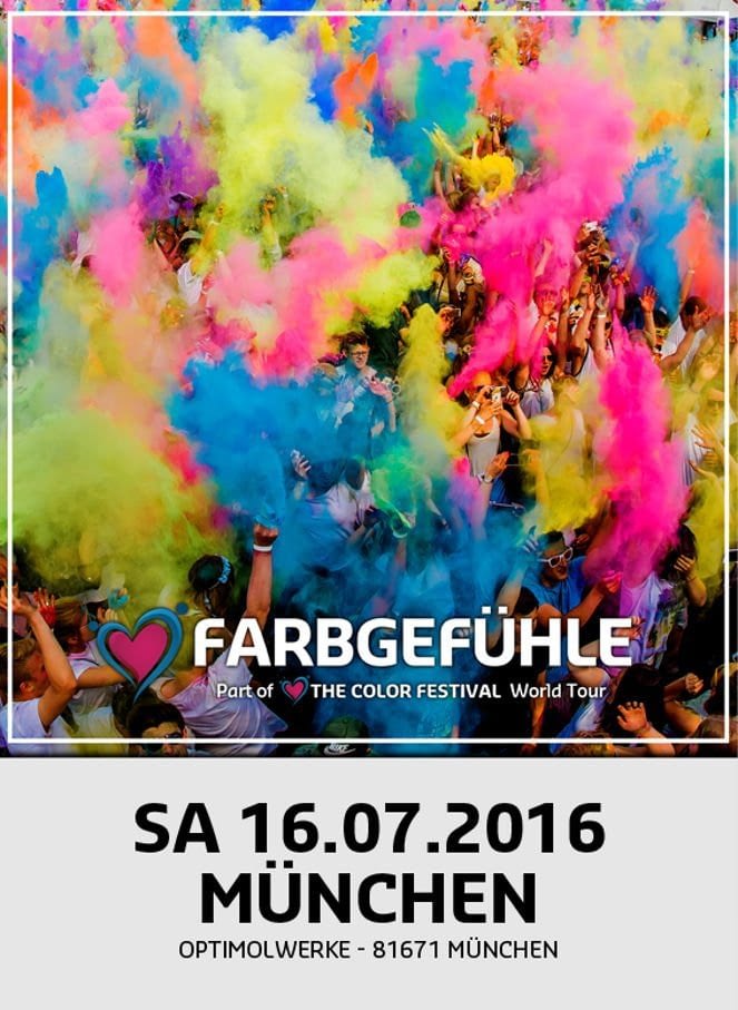 Festival-Liebe im Juli Farbgefuehle